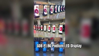 GOB P1.86 Podium LED-display Creatieve LED-display W600×H1145.51mm