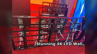 HD 4K P3 LED-videomuur 3840 Hz vloeiende weergave