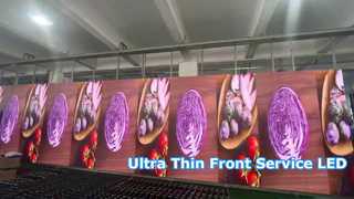 E-serie LED-videomuur voor binnen met servicedisplay